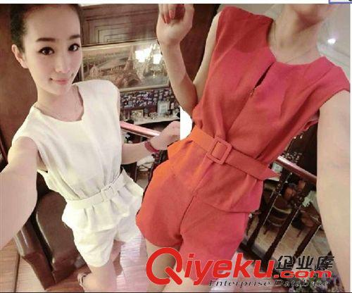 廠家主推產(chǎn)品 韓版女人精品服裝免費(fèi)代理加盟 純色無(wú)袖雪紡衫+短褲套裝 配腰帶圖片|廠家主推產(chǎn)品 韓版女人精品服裝免費(fèi)代理加盟 純色無(wú)袖雪紡衫+短褲套裝 配腰帶產(chǎn)品圖片由深圳市寶安區(qū)新安柏思妮服裝廠公司生產(chǎn)提供-
